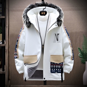 Хлопковая куртка осенне-зимняя 9932